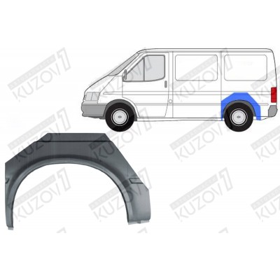 Арка задняя (левая) Klokkerholm для FORD TRANSIT 1994-2000 - фото