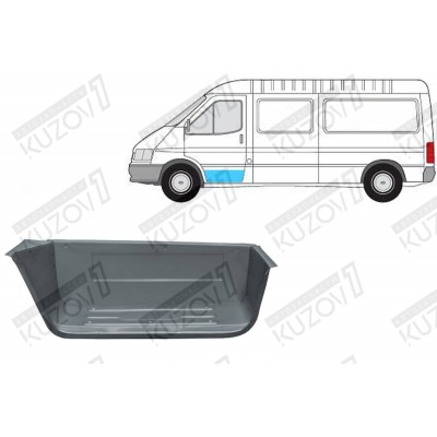 Ступень Передней Двери (левой) POTRYKUS для FORD TRANSIT 1986-1991 - фото