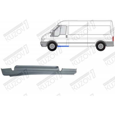 Порог (левый) POTRYKUS для FORD TRANSIT 2000-2006 - фото