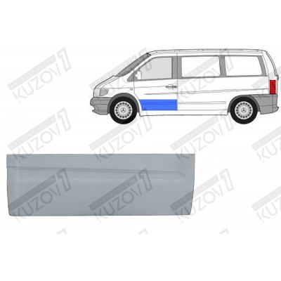 Дверь Передняя (левая) POTRYKUS для Mercedes VIANO 2003-2010 - фото