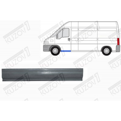 Порог (левый) POTRYKUS для PEUGEOT BOXER 1994-2002 - фото