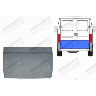 Дверь Задняя (левая) 51 См POTRYKUS для CITROEN JUMPER 2002-2006 - фото